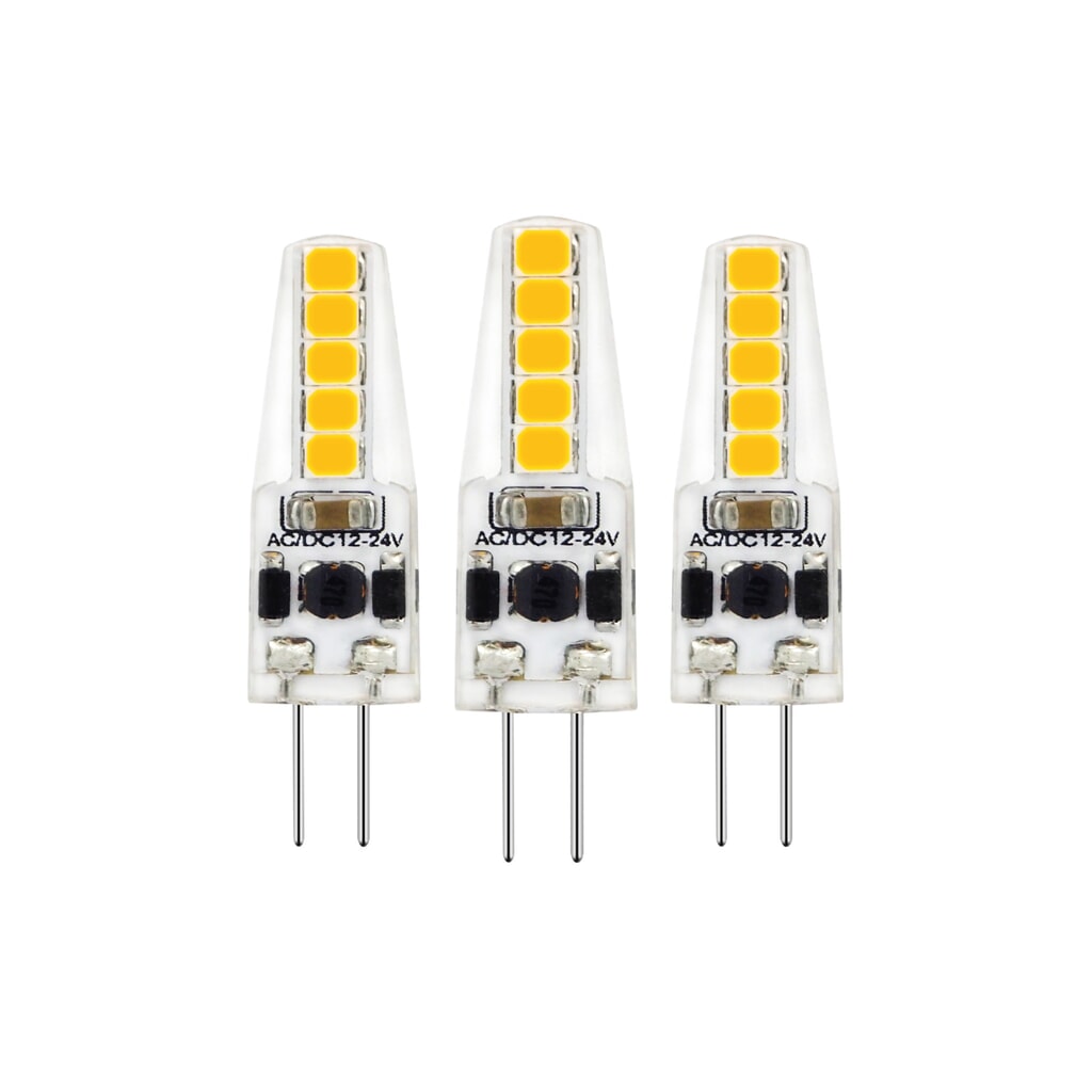 Produktabbildung Nr. 3: LED SMD Leuchtmittel - Kapsel G4 1,8W 185lm 2700K klar 330° - 3er-Pack