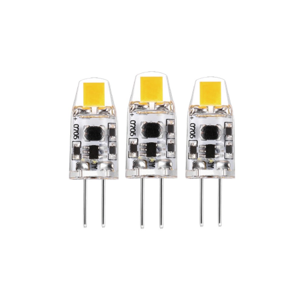 Produktabbildung Nr. 3: LED SMD Leuchtmittel - Kapsel G4 1W 95lm 2700K klar 330°  - 3er-Pack