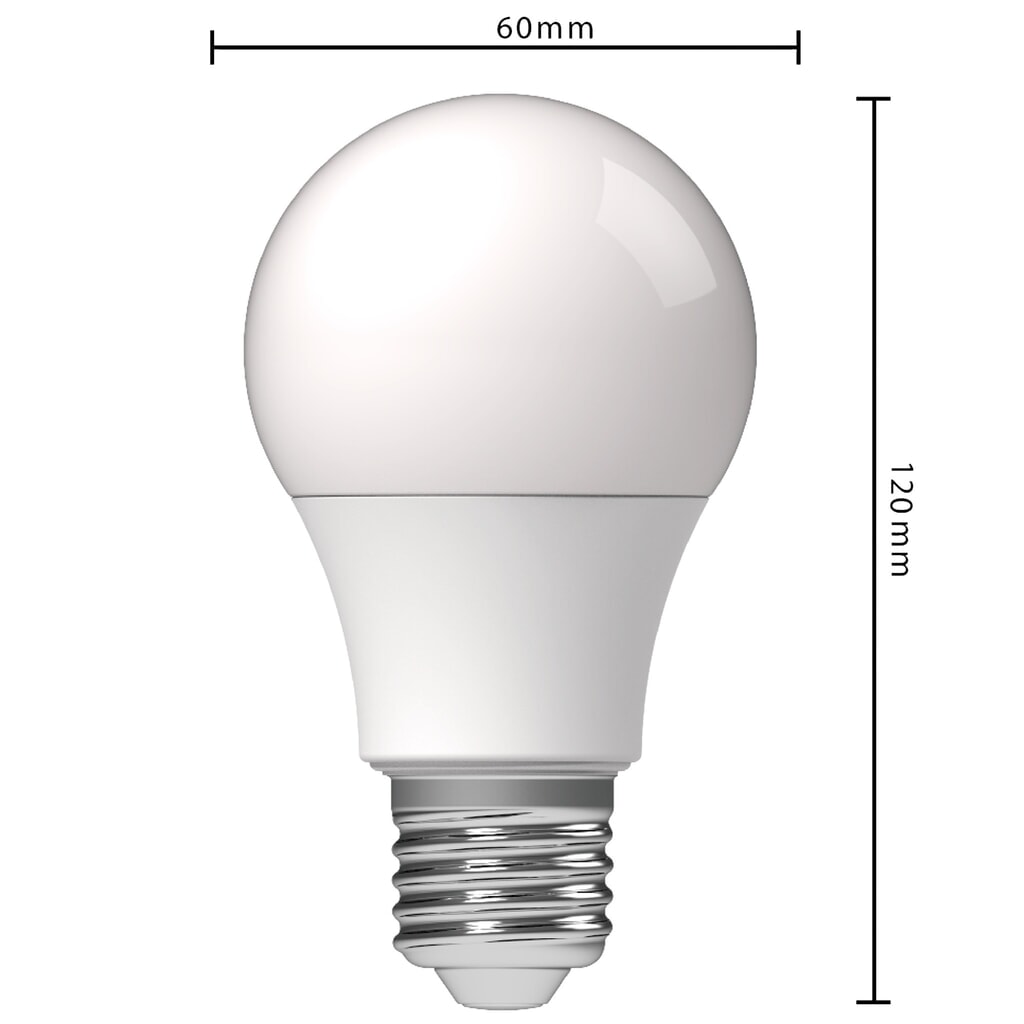 Produktabbildung Nr. 4: LED SMD Leuchtmittel - Klassisch A60 E27 13W 1521lm 2700K opal 180° - 3er-Sparpack