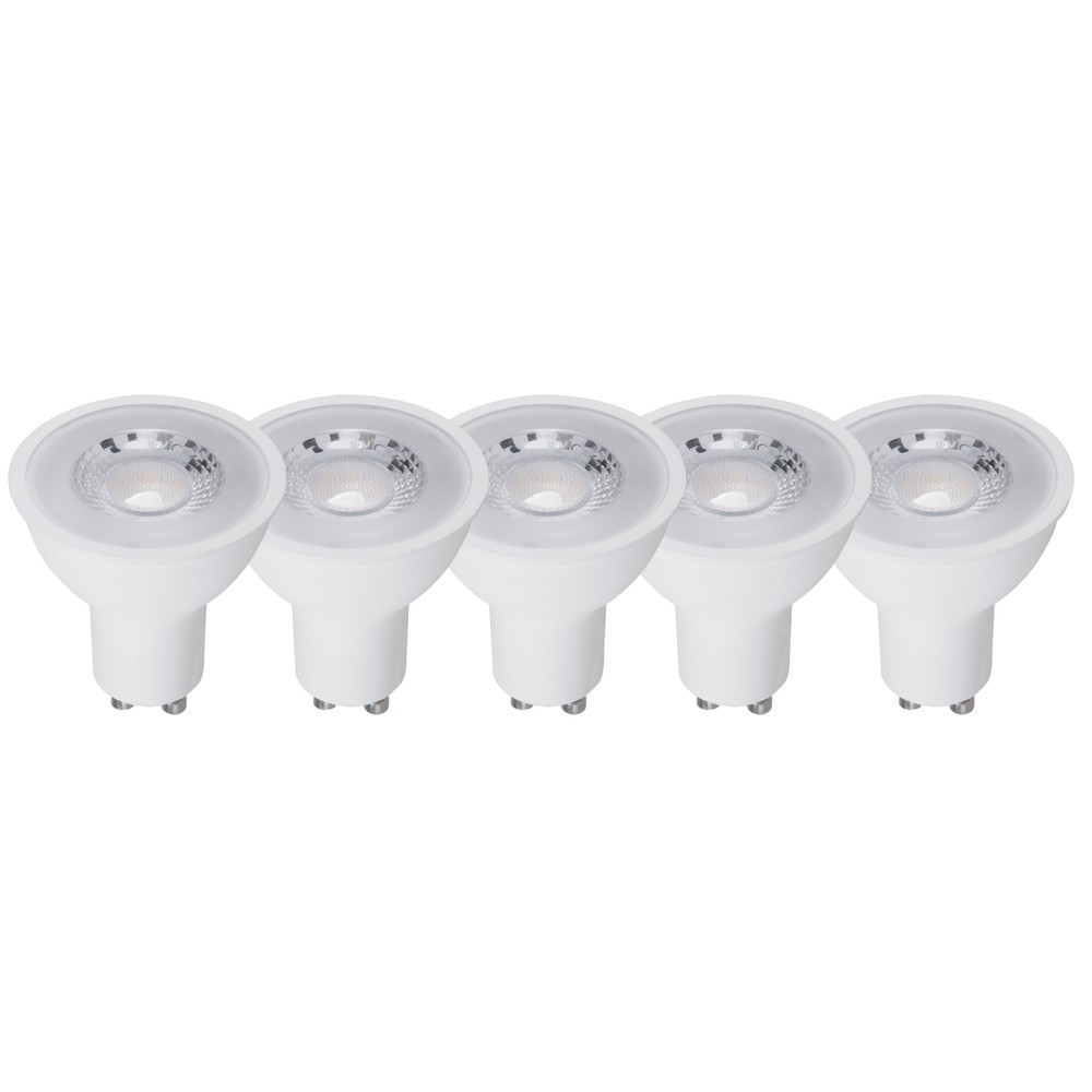 Produktabbildung Nr. 1: LED SMD Leuchtmittel - Spot MR16 GU10 4,5W 345lm 2700K gefrostet 38° - 5er-Pack