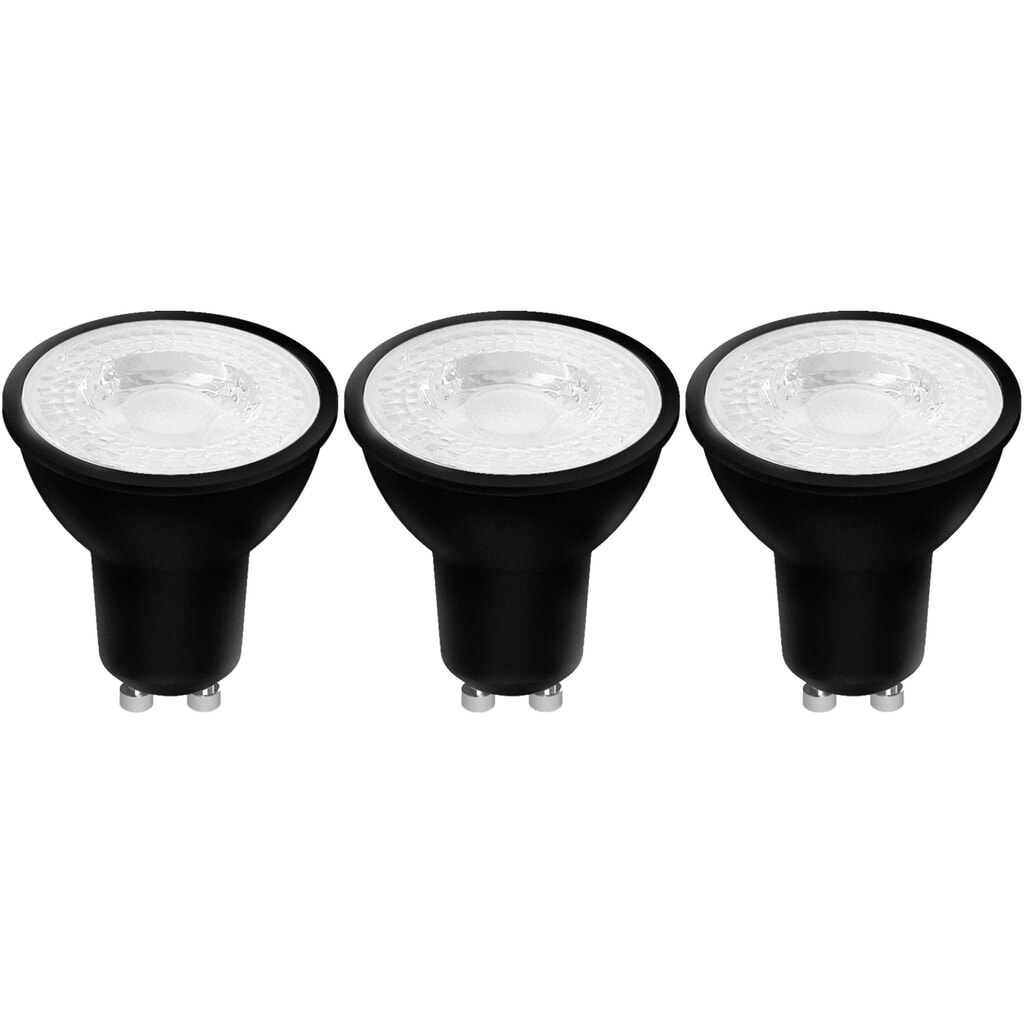 Produktabbildung: LED SMD Leuchtmittel - Spot MR16 GU10 4W 345lm 2700K klar 38° - 3er-Sparpack