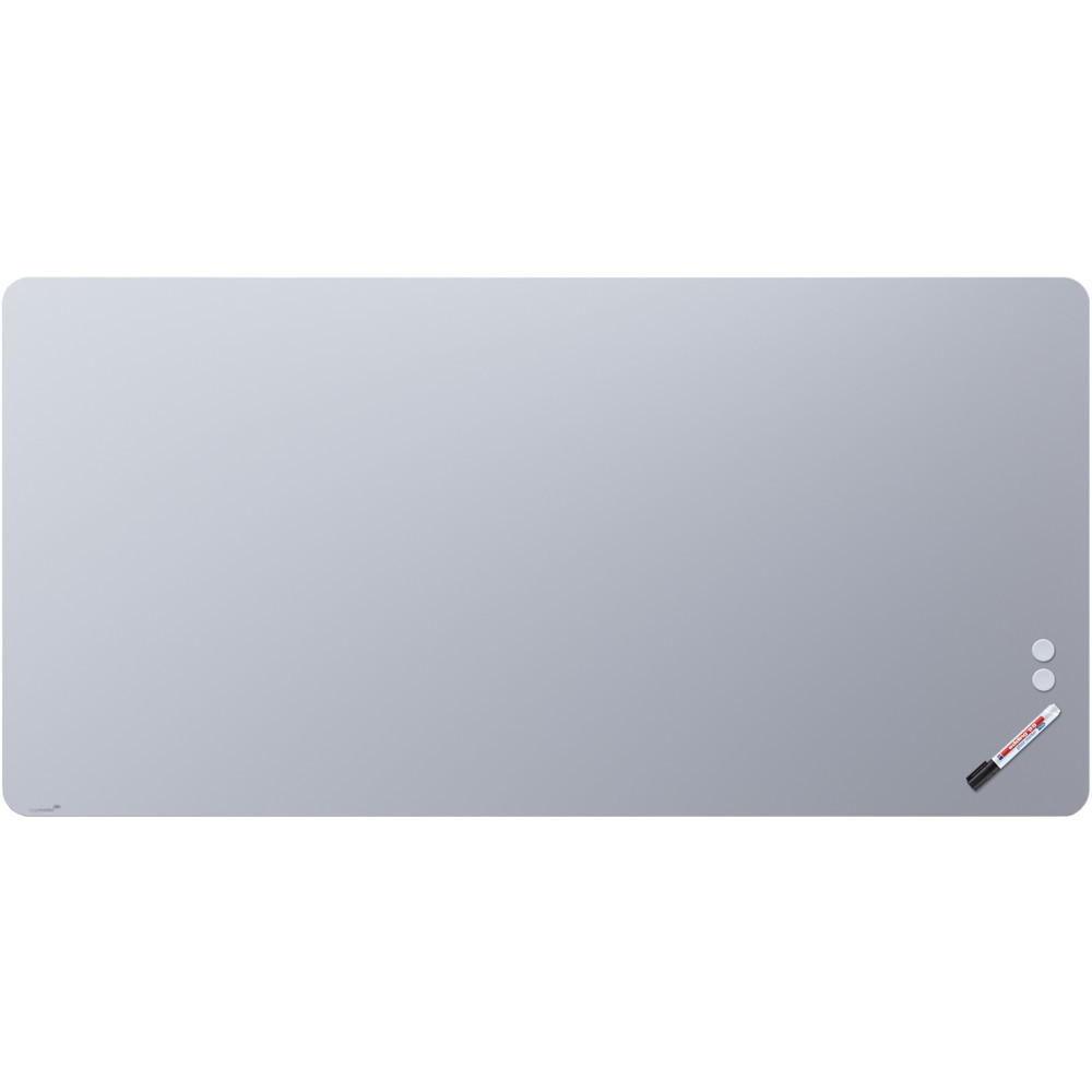 Produktabbildung Nr. 1: Legamaster Glasboard aus Sicherheitsglas, matt, magnethaftend, HxB 1.000 x 2.000 mm, hellblau, Ecken abgerundet