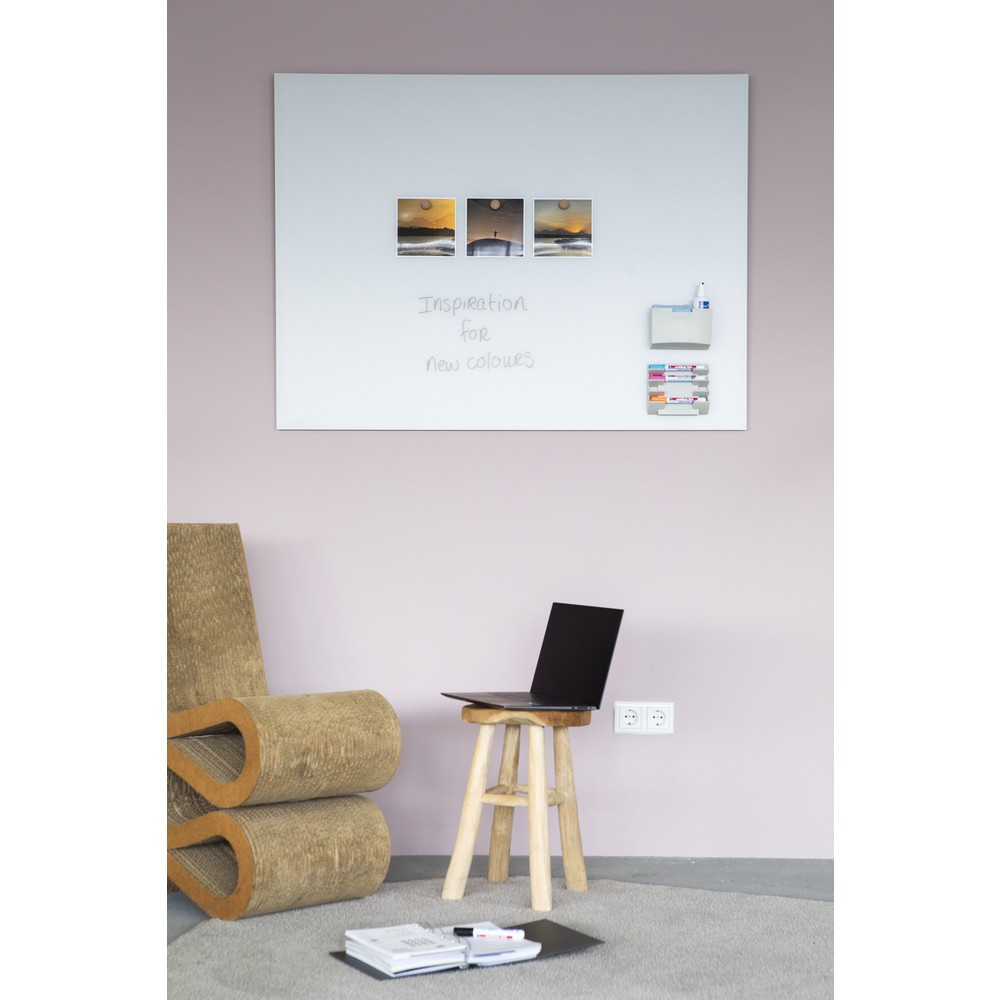 Produktabbildung Nr. 7: Legamaster Glasboard aus Sicherheitsglas, matt, magnethaftend, HxB 1.000 x 1.500 mm, grau