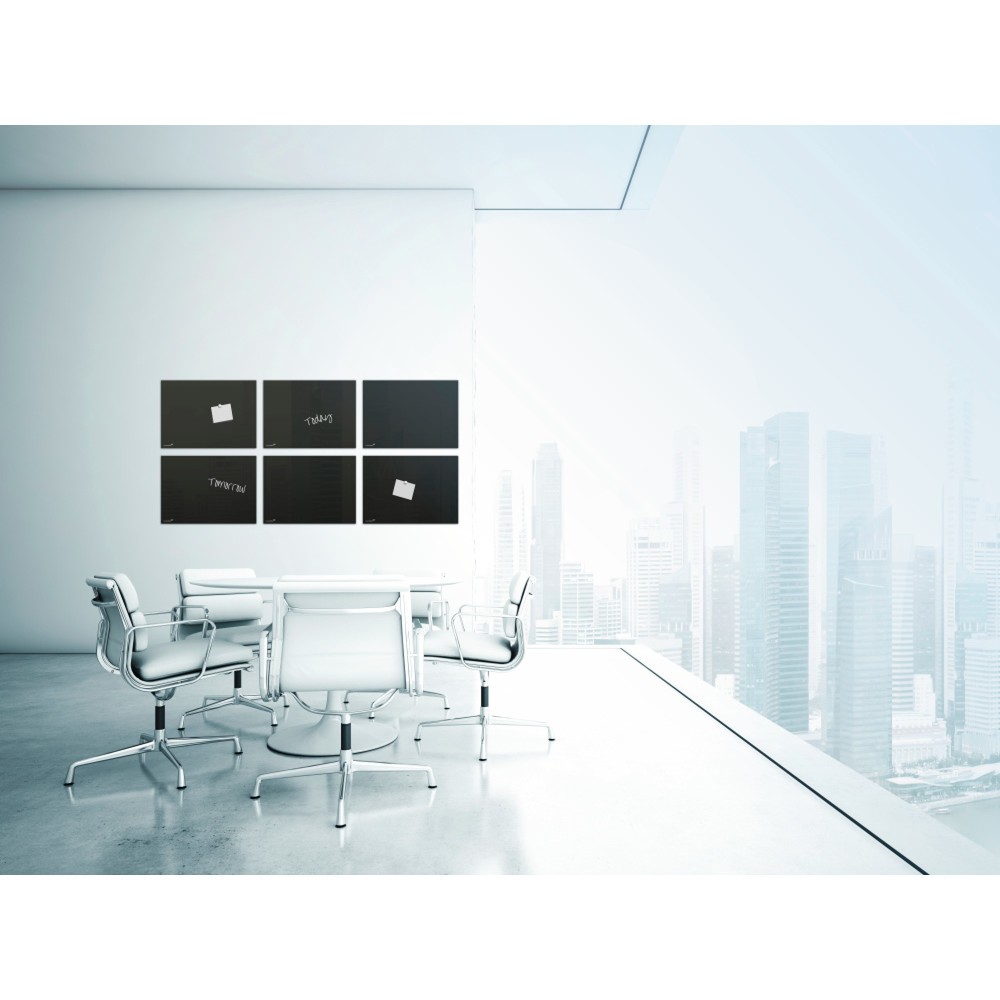 Produktabbildung Nr. 10: Legamaster Glasboard, magnethaftend, HxB 900 x 1.200 mm, schwarz