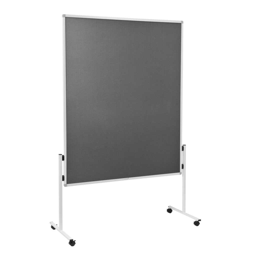 Legamaster Mobile Moderationstafel ECONOMY, HxB 1.500 x 1.200 mm, grau Produktabbildung: Legamaster Mobile Moderationstafel ECONOMY, HxB 1.500 x 1.200 mm, grau