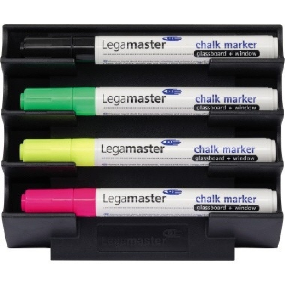 Produktabbildung Nr. 3: Legamaster Markerhalter Glasboard 7-122100 f. 4 Marker schwarz