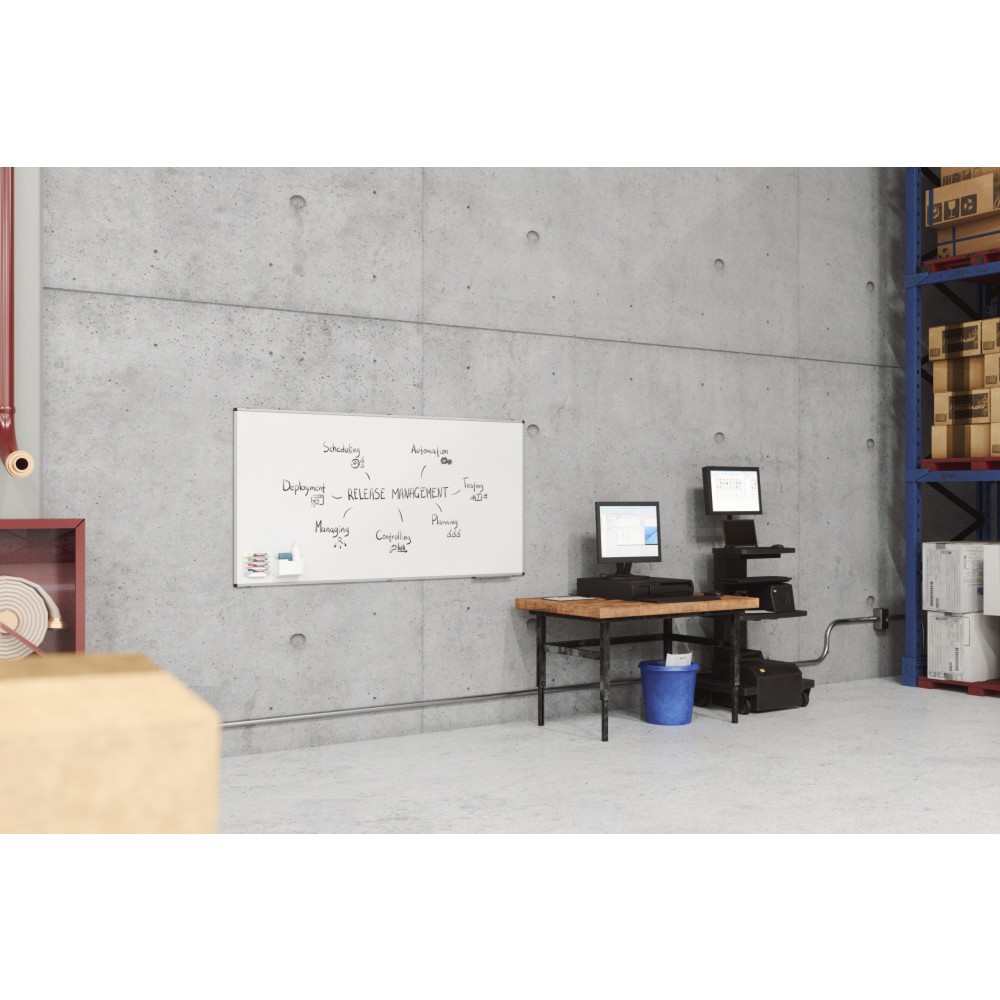 Produktabbildung Nr. 4: Legamaster Whiteboard UNITE, magnethaftend, HxB 1.000 x 1.500 mm