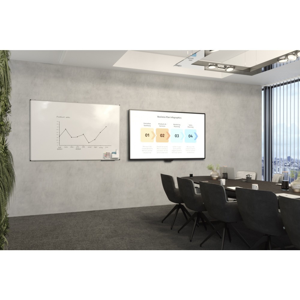 Produktabbildung Nr. 4: Legamaster Whiteboard UNITE PLUS, magnethaftend, HxB 600 x 900 mm