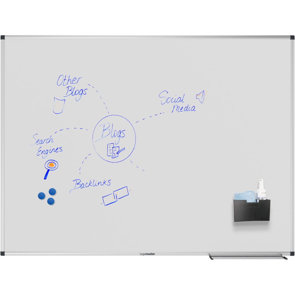 Produktabbildung Nr. 6: Legamaster Whiteboard UNITE PLUS, magnethaftend, HxB 900 x 1.200 mm