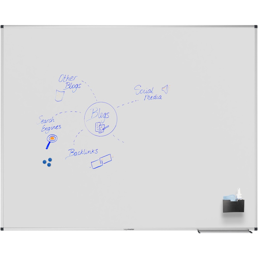Produktabbildung Nr. 6: Legamaster Whiteboard UNITE PLUS, magnethaftend, HxB 1.200 x 1.500 mm