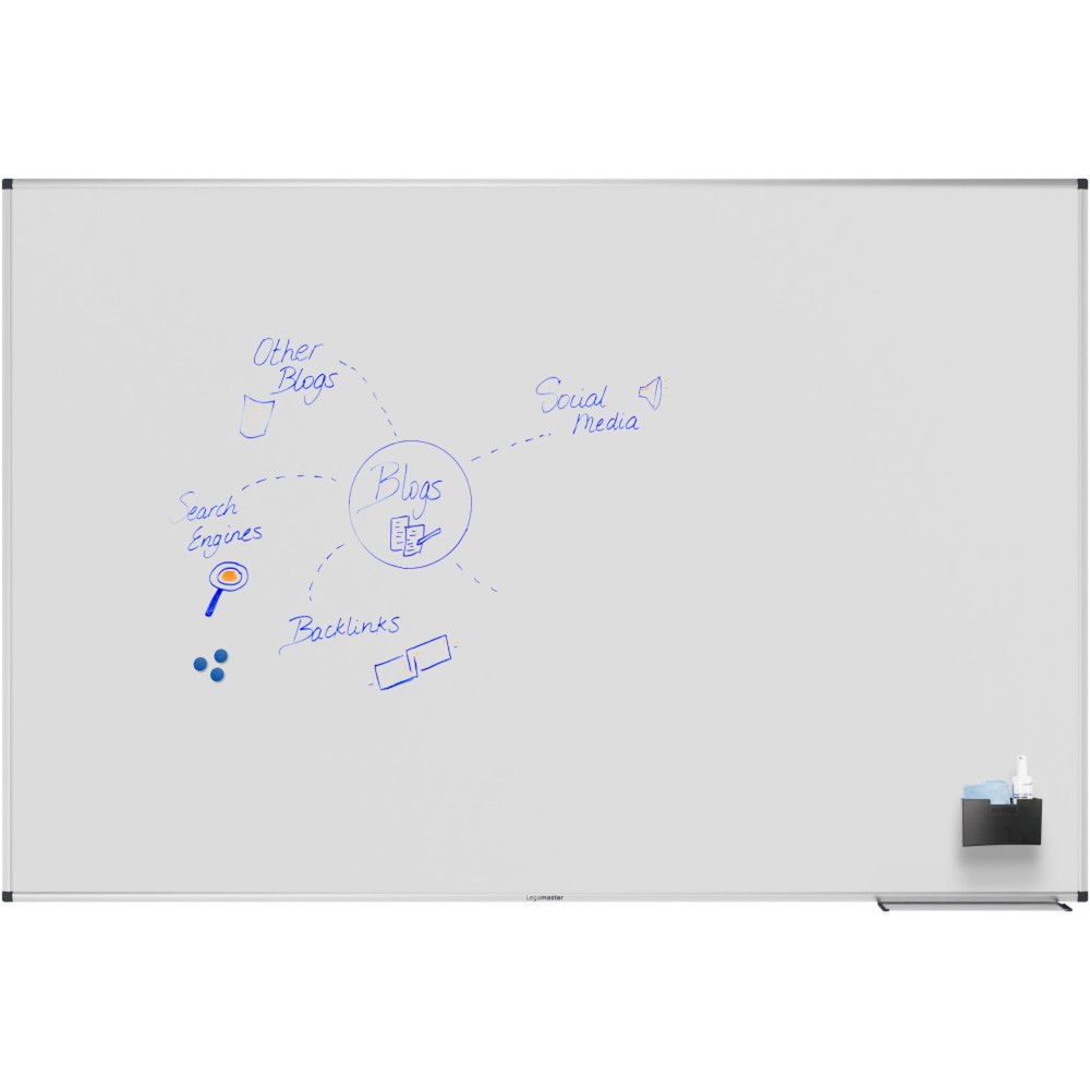 Produktabbildung Nr. 6: Legamaster Whiteboard UNITE PLUS, magnethaftend, HxB 1.200 x 1.800 mm
