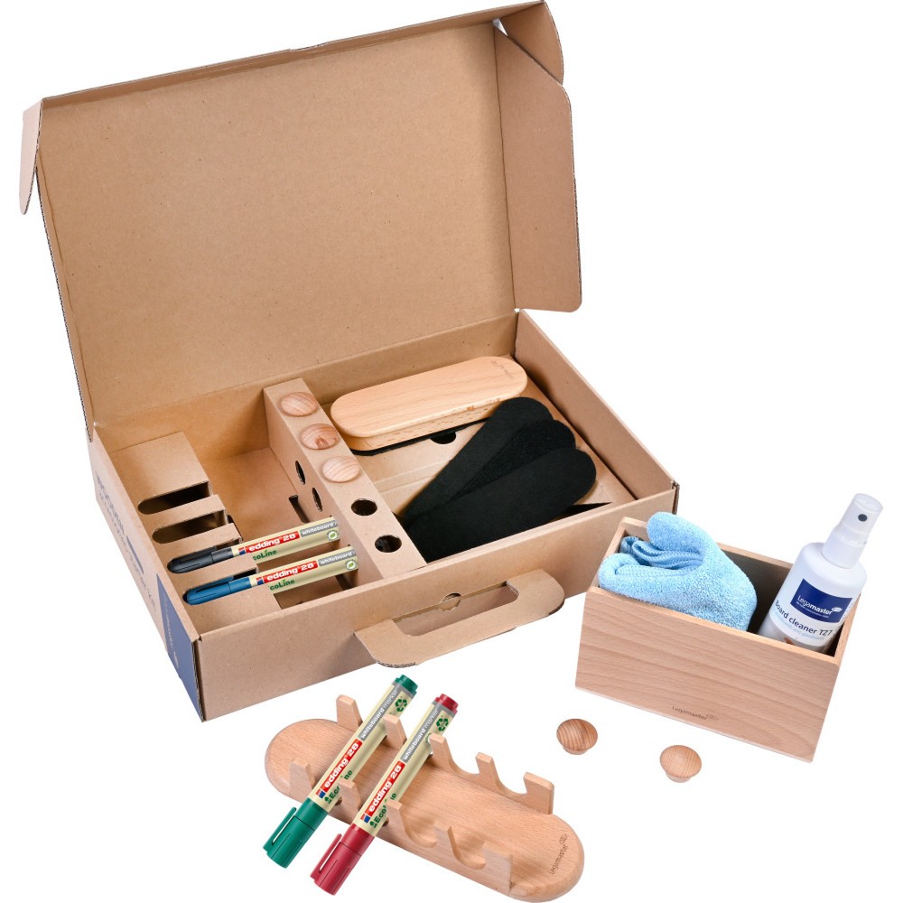 Produktabbildung Nr. 3: Legamaster Zubehörtset WOODEN, für Whiteboards, 17-teilig