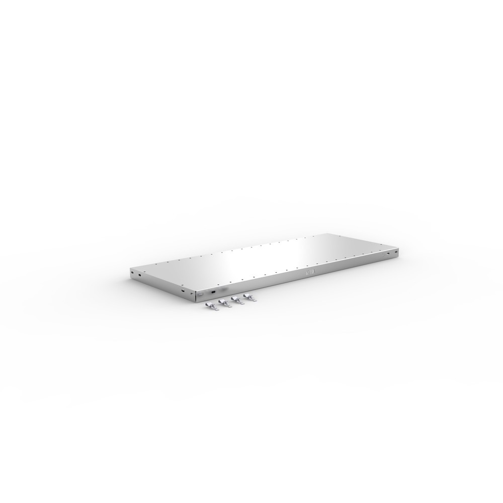 Productafbeelding nr. 1: Legbord voor legbordstelling META met inhaaksysteem, vaklast 150 kg, verzinkt, bxd 1.000 x 400 mm