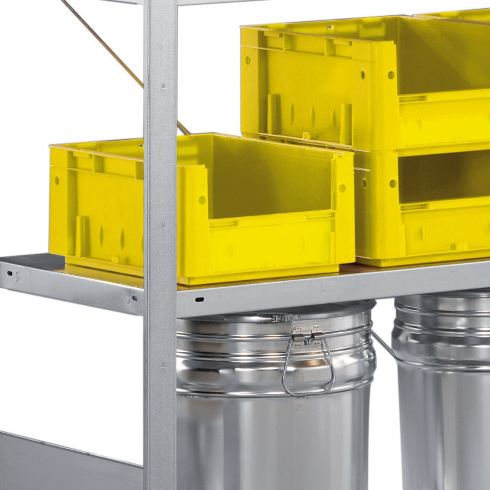 Product afbeelding: Bord voor legbordstelling META met inhaaksysteem, vaklast 230 kg, lichtgrijs, bxd 1.000 x 500 mm