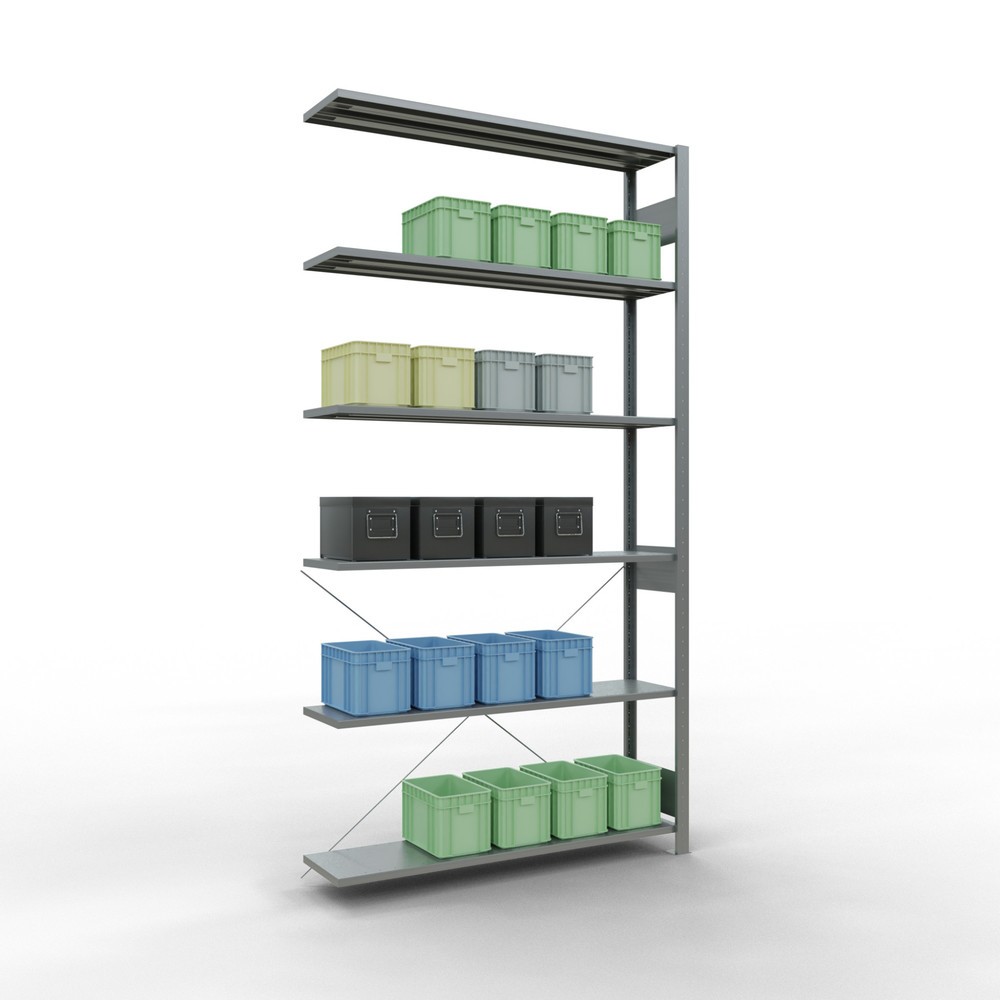 Productafbeelding nr. 3: LLegbordrek inhangsysteem, AV, VL 150 kg, verzinkt, hxbxd 2.500 x 1.300 x 300 mm