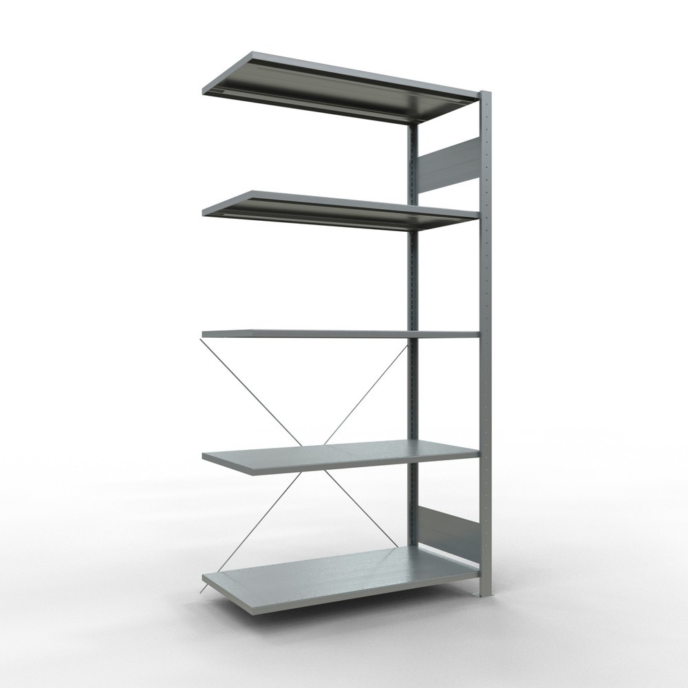 Product afbeelding: LLegbordrek inhangsysteem, AV, VL 150 kg, verzinkt, hxbxd 2.000 x 1.000 x 500 mm