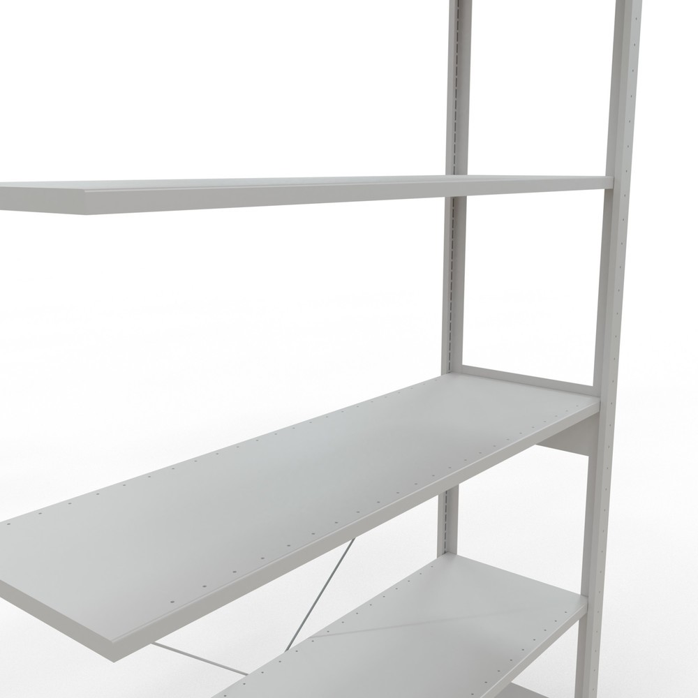 Productafbeelding nr. 5: Legbordrek SCHULTE, AE, VL 150 kg, lichtgrijs, hxbxd 2.500 x 1.300 x 400 mm
