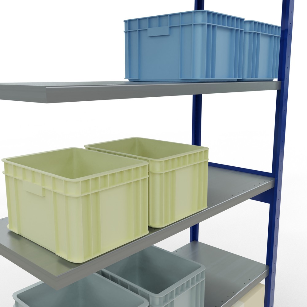 Productafbeelding nr. 4: Legbordrek SCHULTE, AV, gentiaanblauw/verzinkt, VL 250 kg, hxbxd 2.500 x 1.300 x 500 mm