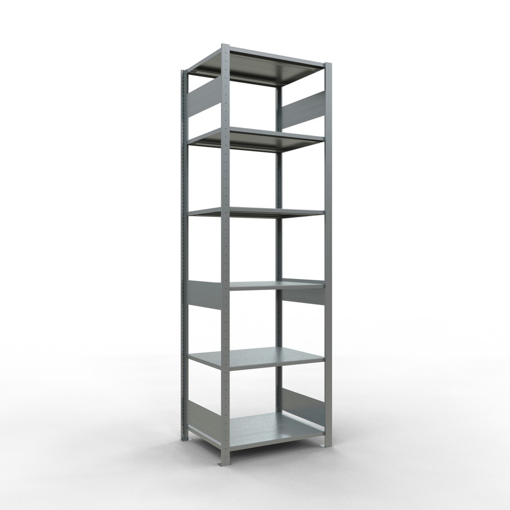 Product afbeelding: Legbordrek SCHULTE, verzinkt, vaklast 150 kg, hxbxd 2.500 x 810 x 636 mm