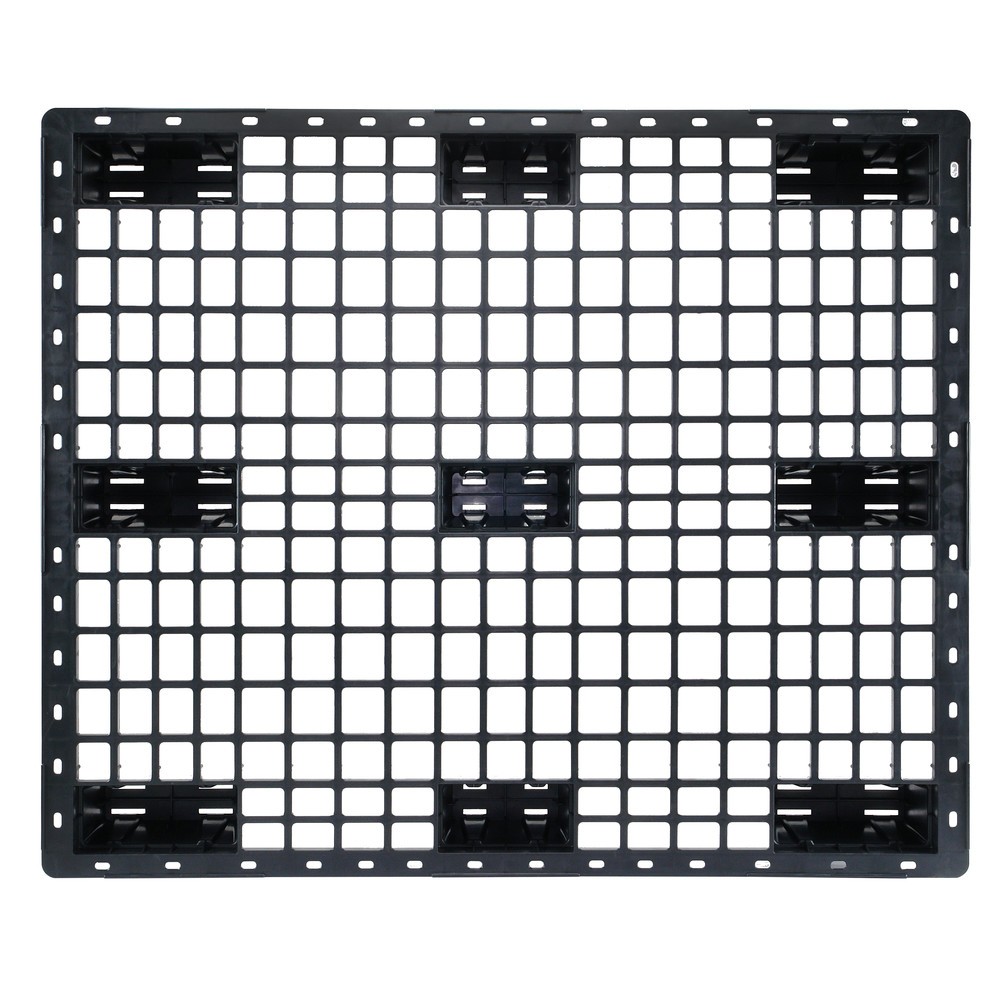 Produktabbildung Nr. 2: Leicht-Palette aus HDPE, statische Tragkraft 1.800 kg, 1.200 x 1.000 mm, 9 Füße