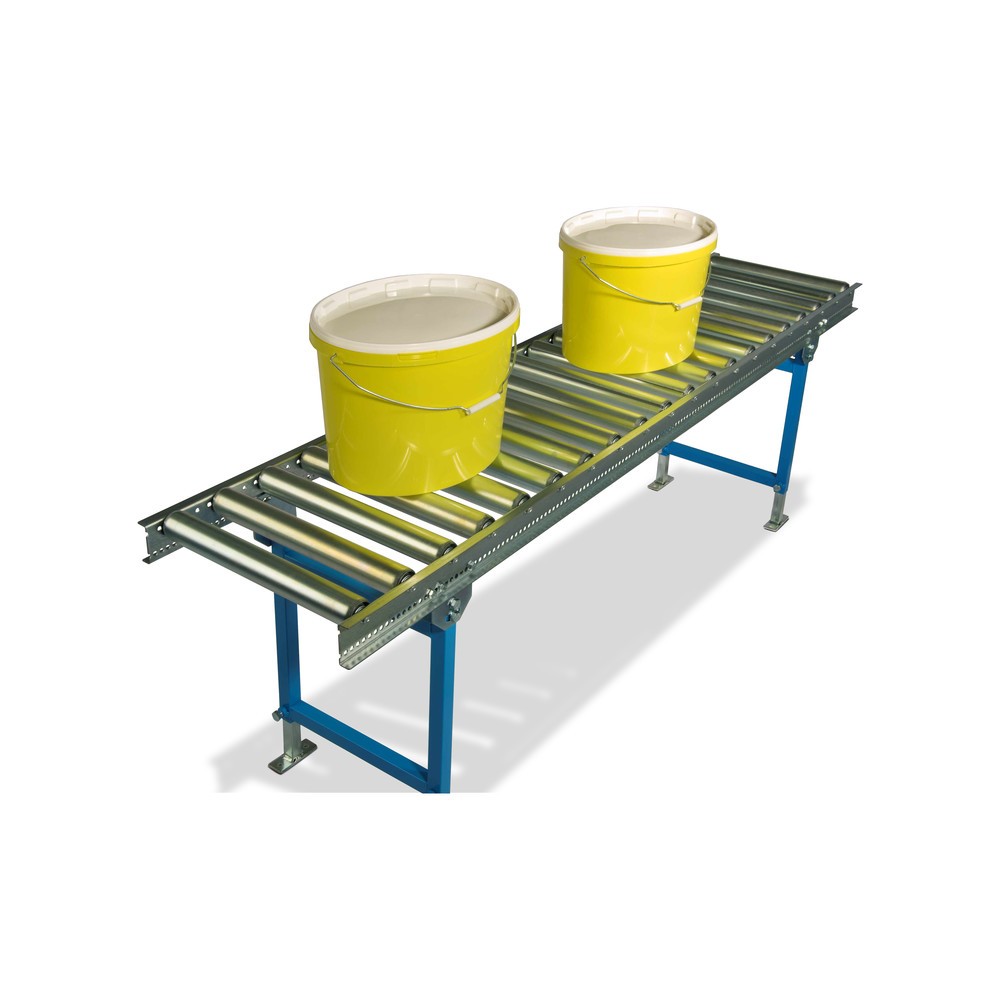 Produktabbildung Nr. 3: Leicht-Rollenbahnen, Stahlrollen, Ø 50 mm, Bahnlänge 1,5 m Bahnbreite 300 mm, Achsabstand 75 mm