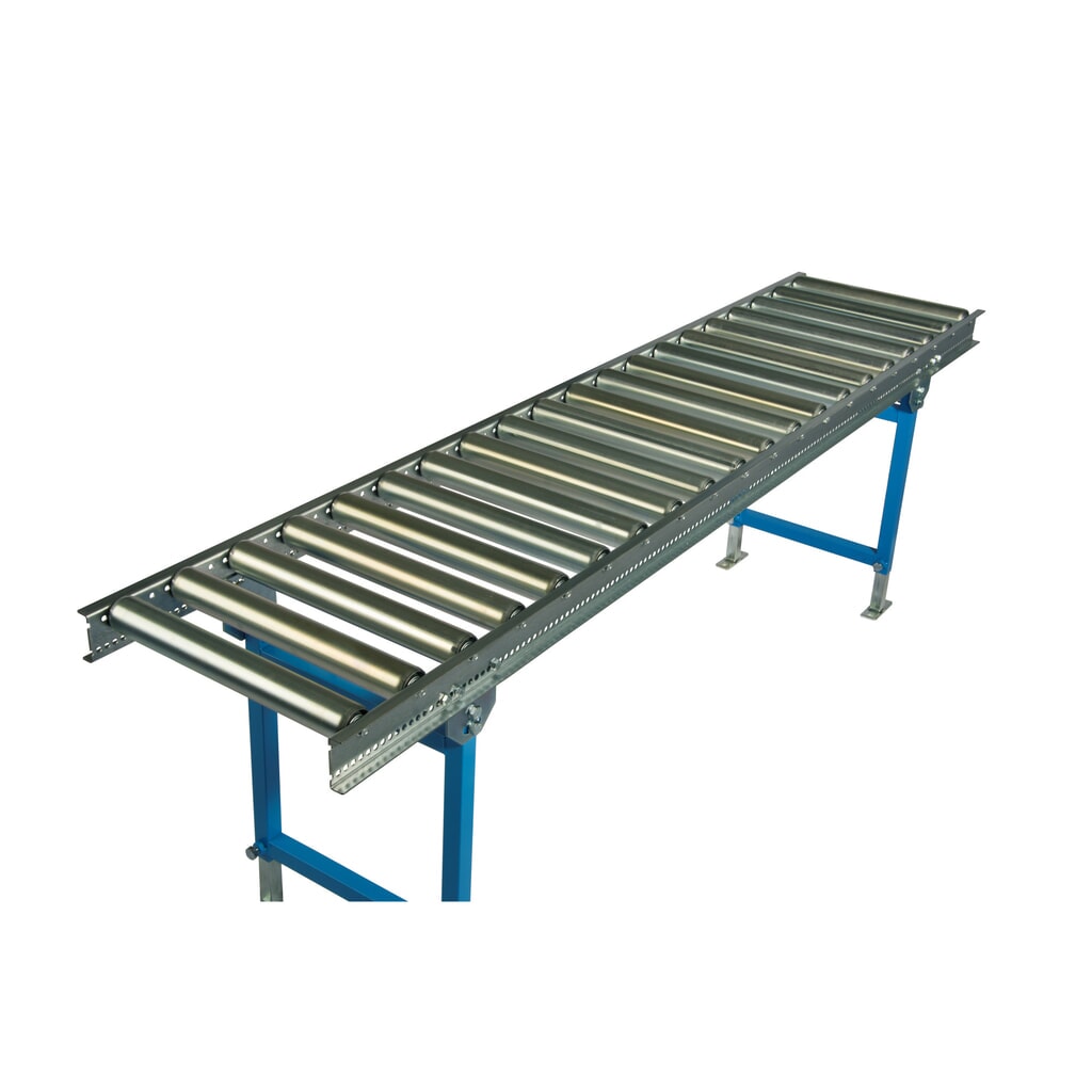 Produktabbildung Nr. 2: BLUME Leicht-Rollenbahnen, Stahlrollen, Ø 50 mm, Bahnlänge 1 m, Bahnbreite 400 mm, Achsabstand 62,5 mm