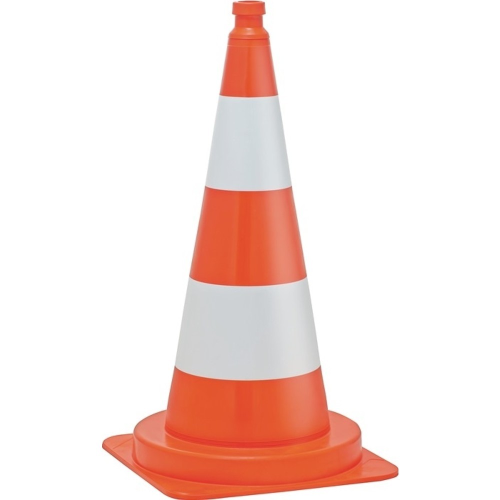 Produktabbildung: Leitkegel, Höhe 750 mm, tagesleuchtend