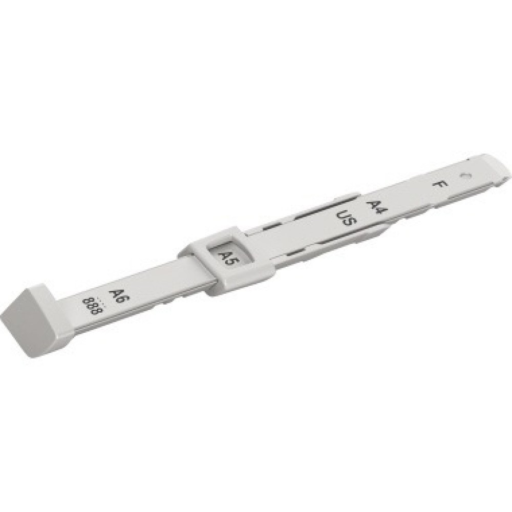 Produktabbildung: Leitz Anschlagschiene NeXXt 17270085 136mm Kunststoff hellgrau