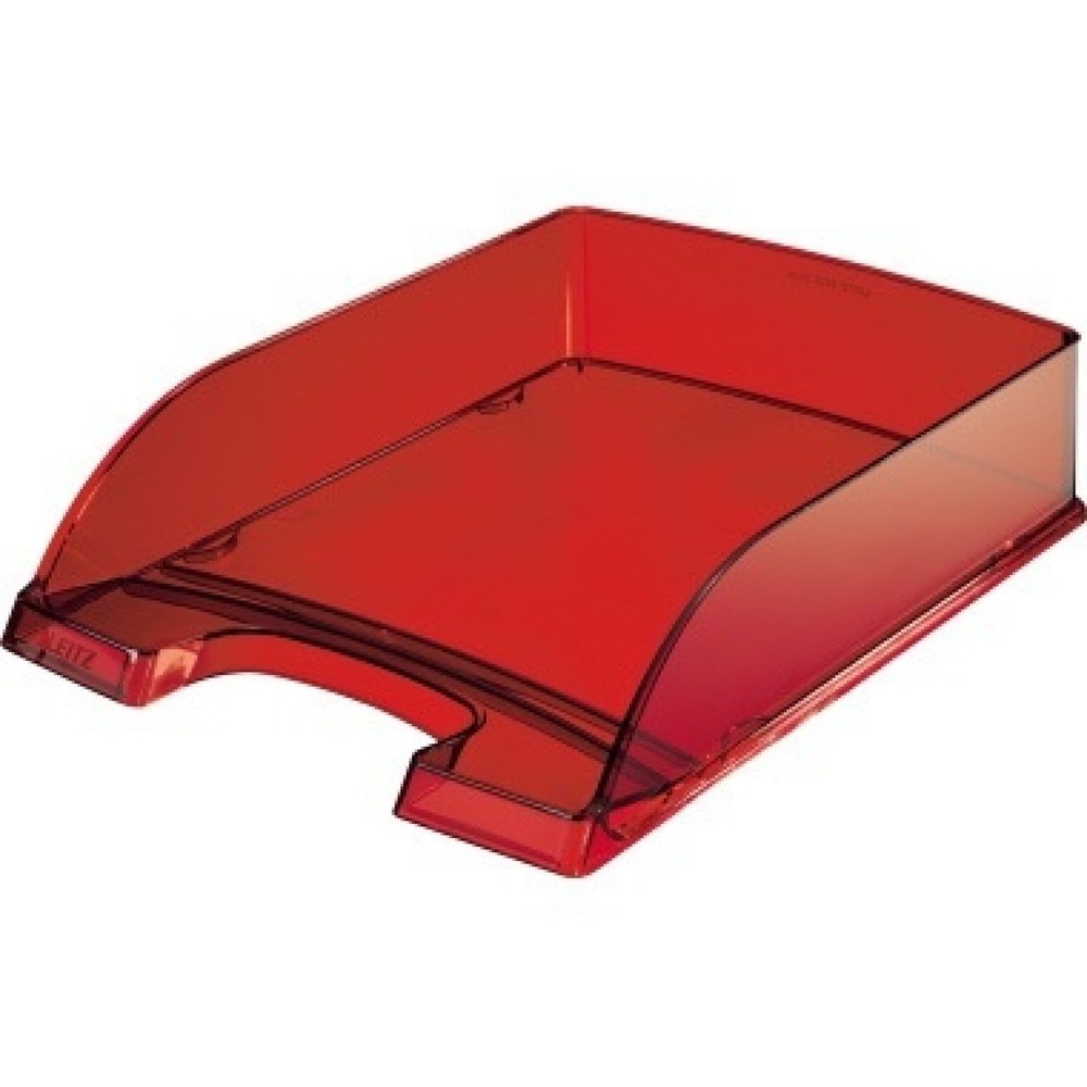Produktabbildung Nr. 1: Leitz Briefablage Transparent Plus 52260028 DIN A4 PS dunkelrot