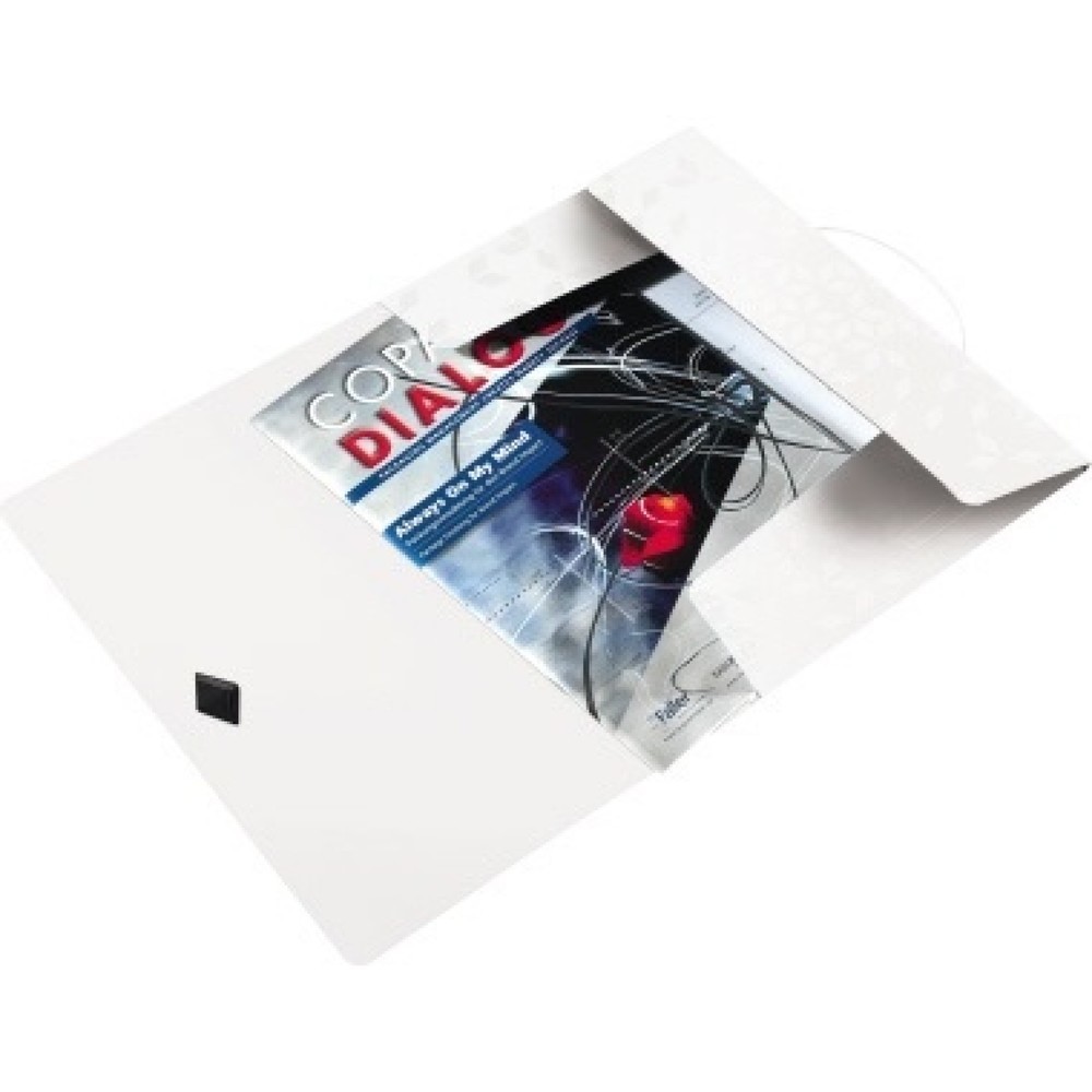 Produktabbildung Nr. 2: Leitz Eckspanner WOW 45990001 DIN A4 3Klappen PP weiß