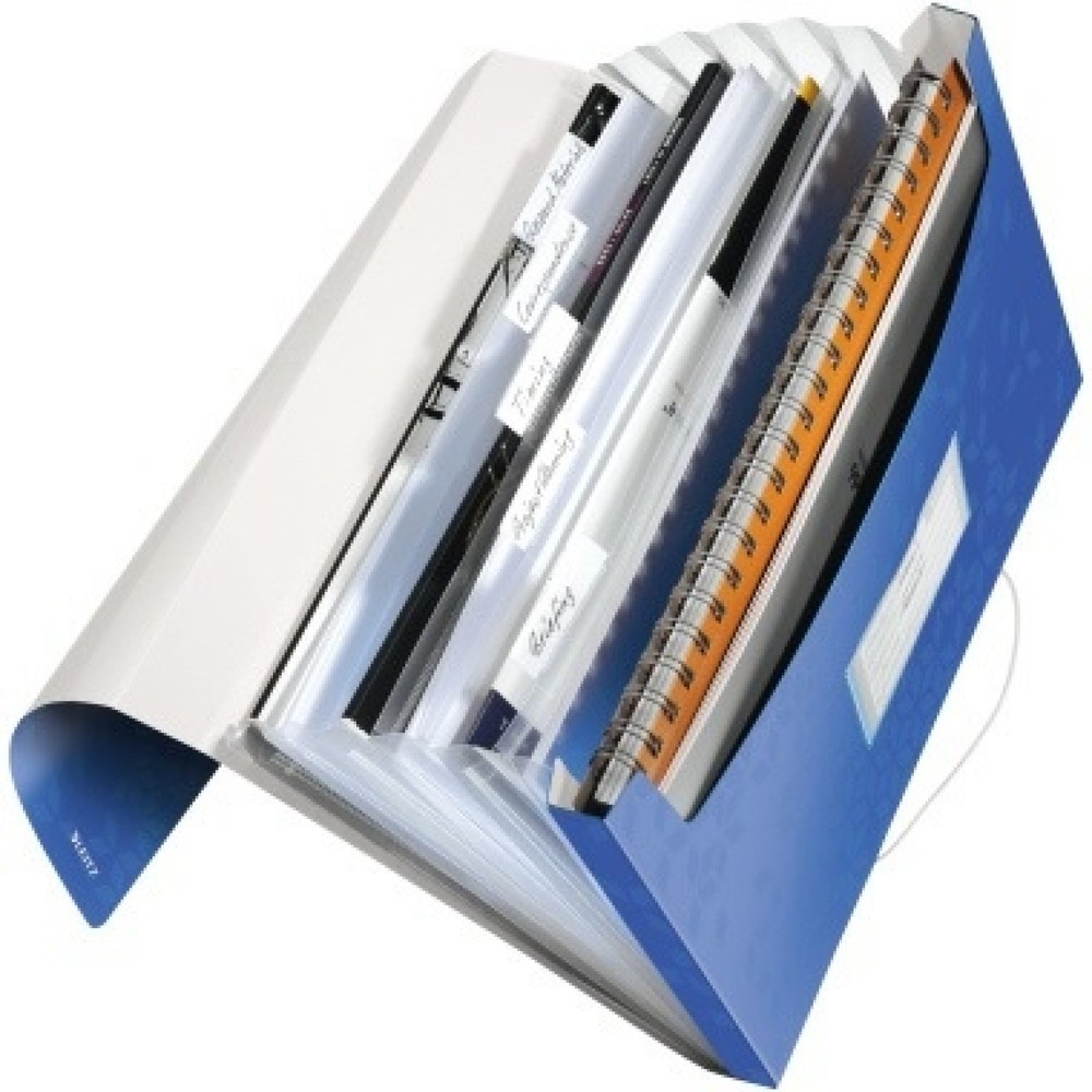 Produktabbildung Nr. 2: Leitz Fächermappe WOW 45890036 DIN A4 6Fächer PP blau