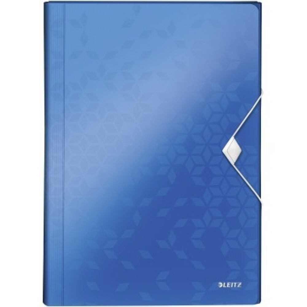 Produktabbildung: Leitz Fächermappe WOW 45890036 DIN A4 6Fächer PP blau