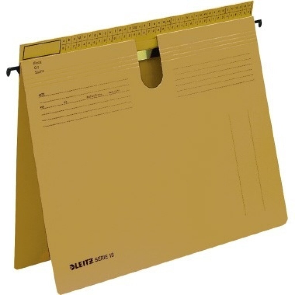 Leitz Hängehefter SERIE 18 18340000 DIN A4 Natronkarton naturbraun Produktabbildung: Leitz Hängehefter SERIE 18 18340000 DIN A4 Natronkarton naturbraun