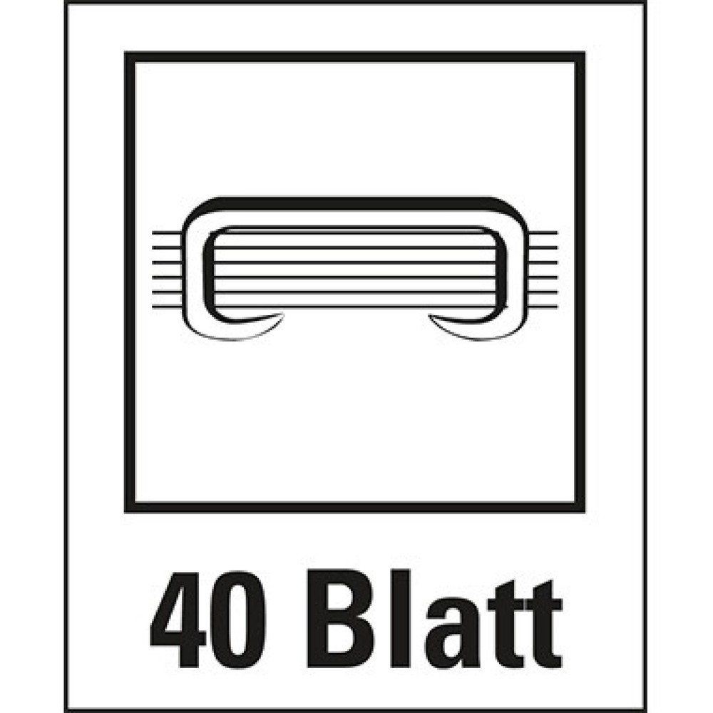 Produktabbildung Nr. 2: Leitz Heftgerät NeXXt 55040035 Metall 40Blatt blau