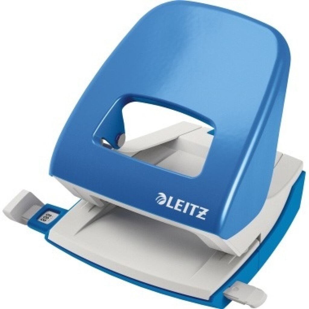 Leitz Locher NeXXt 50080030 max. 30Bl. Metall hellblau Produktabbildung: Leitz Locher NeXXt 50080030 max. 30Bl. Metall hellblau
