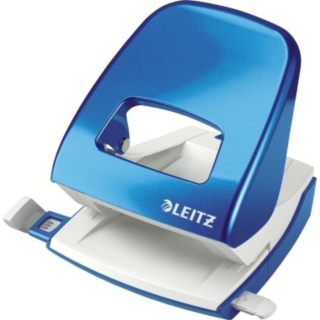 Leitz Locher NeXXt 50081036 max. 30Bl. Metall blau Produktabbildung: Leitz Locher NeXXt 50081036 max. 30Bl. Metall blau