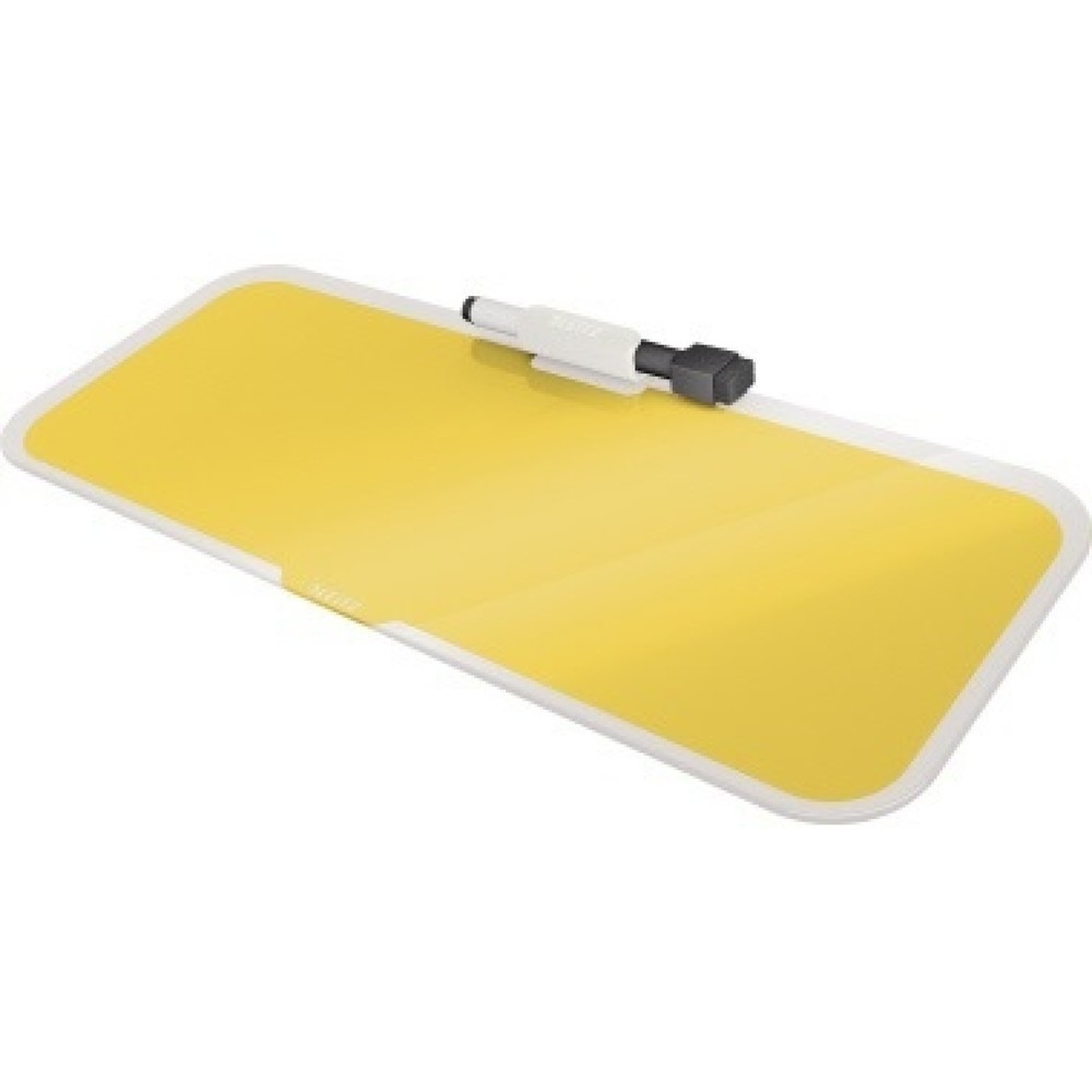 Produktabbildung: Leitz Desktop-Memoboard Cosy 52690019 380x150x60mm Glas gelb