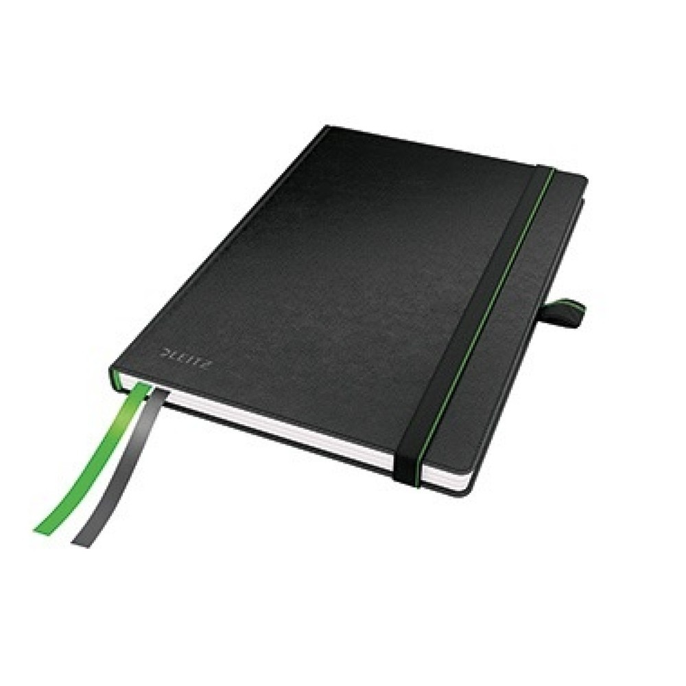 Produktabbildung: Leitz Notizbuch Complete 44770095 DIN A5 80Bl. kar. schwarz