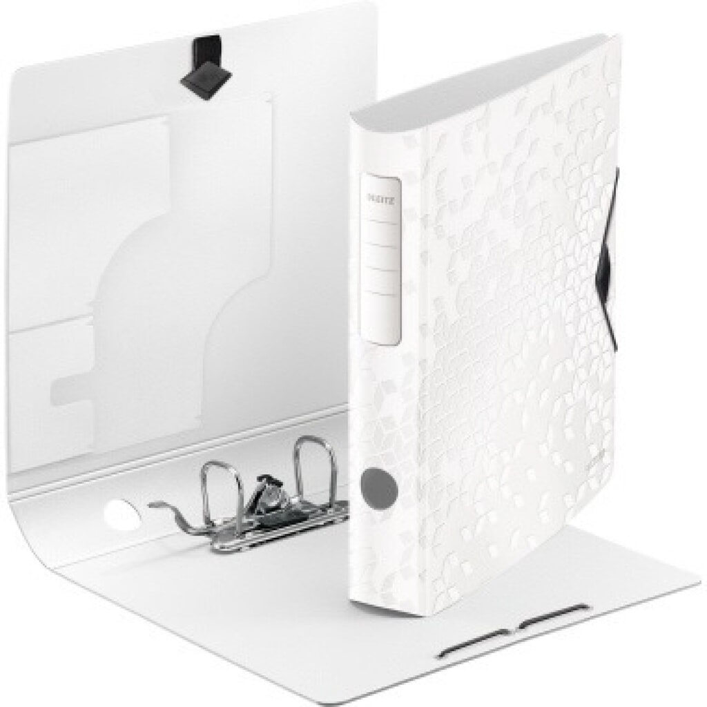 Produktabbildung: Leitz Ordner WOW 11070001 DIN A4 65mm PP weiß