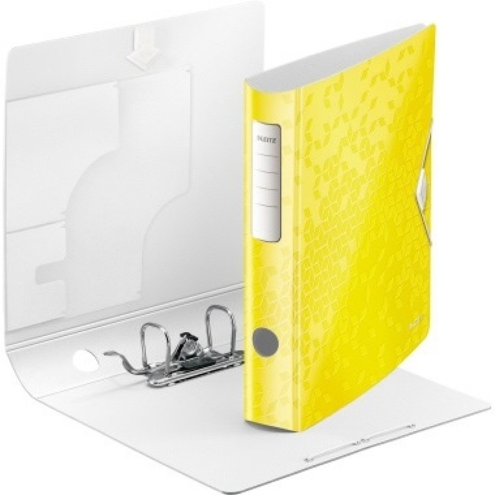 Produktabbildung: Leitz Ordner WOW 11070016 DIN A4 65mm PP gelb