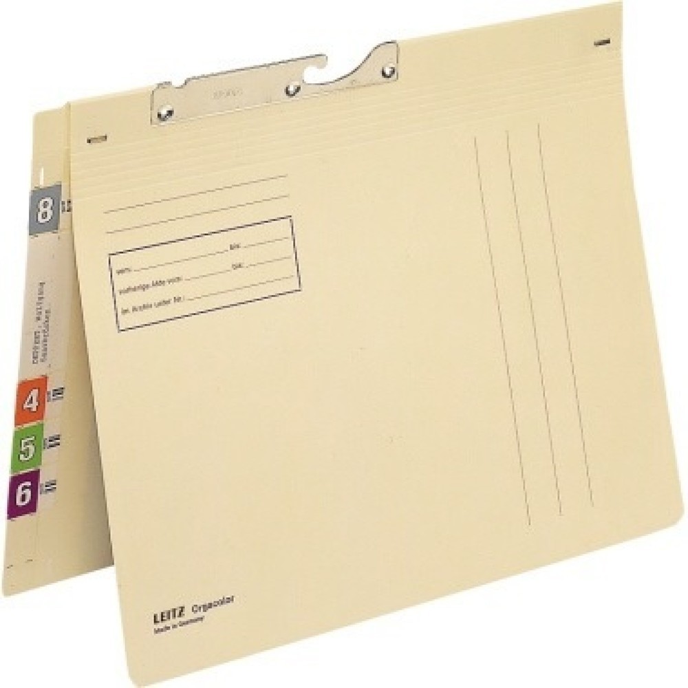 Produktabbildung: Leitz Pendelhefter Orgacolor 21380011 DIN A4 260g chamois