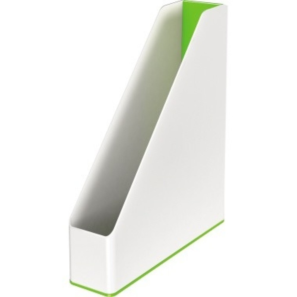 Produktabbildung: Leitz Stehsammler WOW 53621054 DIN A4 PS weiß/grün