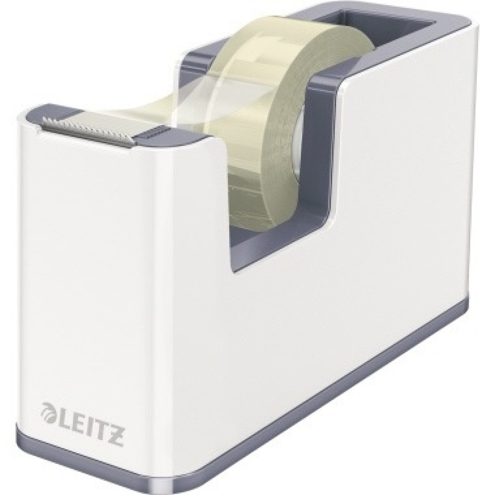 Produktabbildung Nr. 1: Leitz Tischabroller WOW 53641001 bis 19mmx33m PS ws/gr +Klebeband