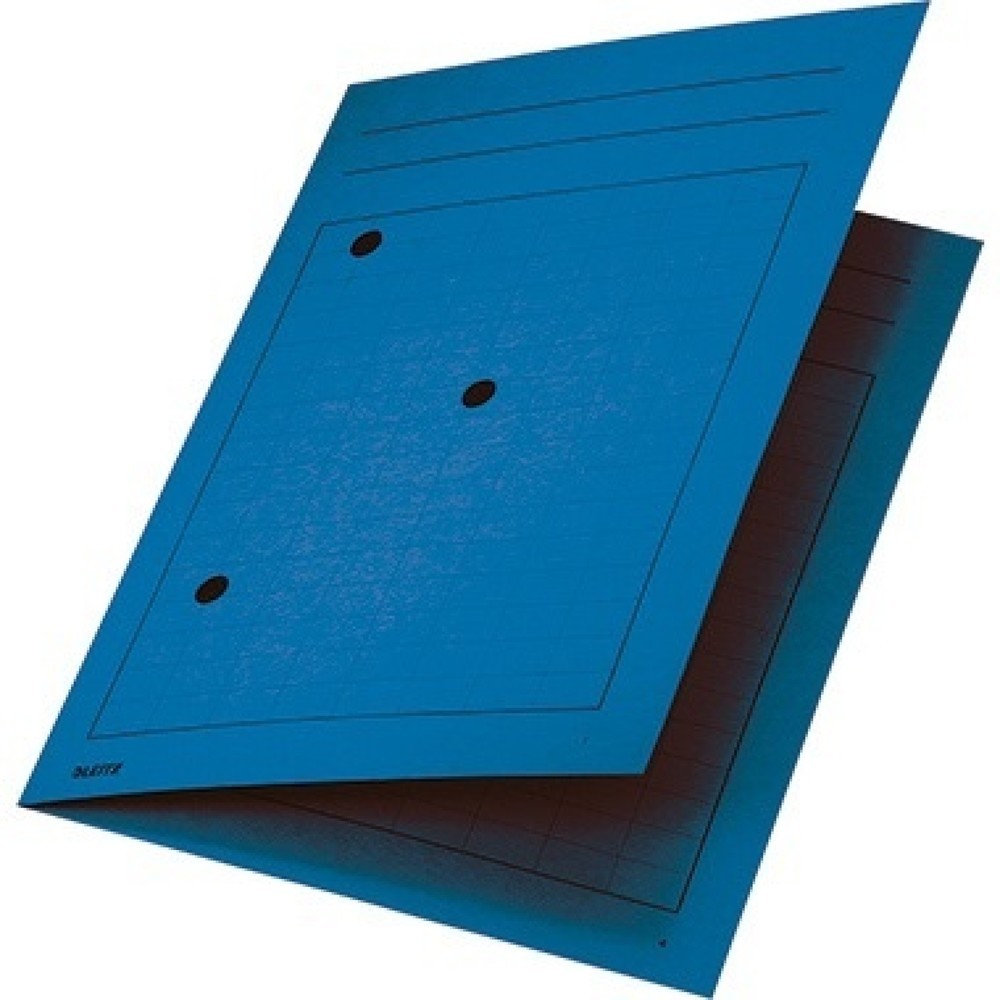 Produktabbildung: Leitz Umlaufmappe 39980035 DIN A4 3Sichtlöcher Karton blau