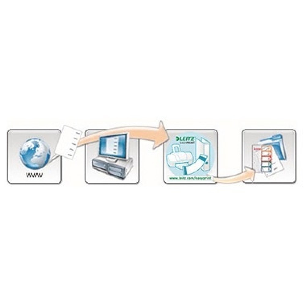 Produktabbildung Nr. 4: Leitz Register 12960000 A4 PP-Folie PC-beschriftbar 1-20 tr