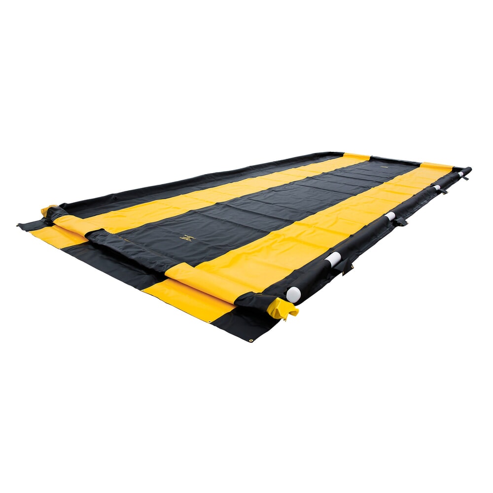 Product afbeelding: Justrite® lekbak van polyester QuickBerm®, overrijdbaar, inhoud 2.840 l