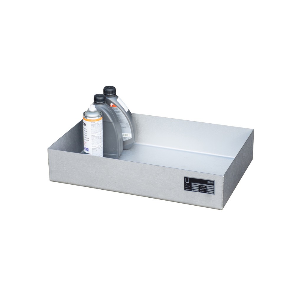 Productafbeelding nr. 2: Bauer® lekbak voor palletten van roestvrij staal voor verpakkingen KGW-P 1 V4A, opvangvolume 23 l