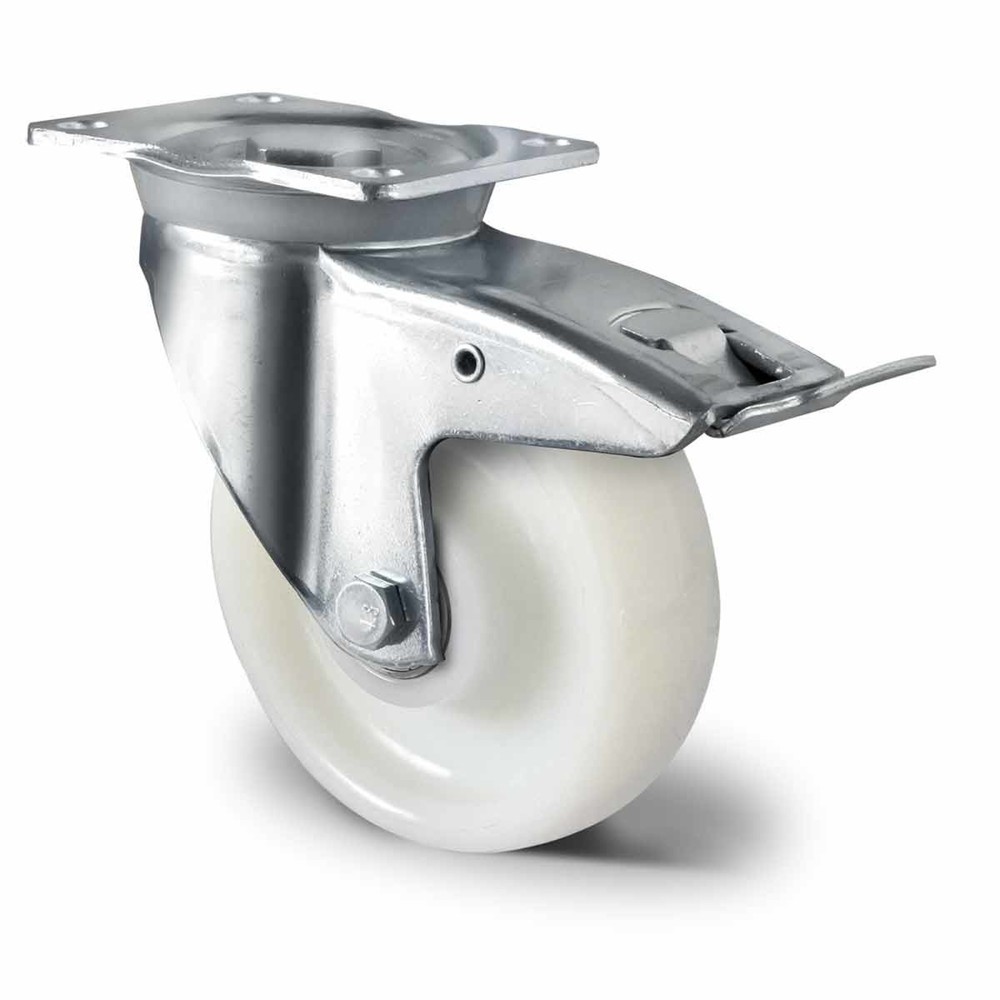 Produktabbildung: Lenkrolle mit Totalfeststeller ø 125 mm Serie Z0Z0 Doppelkugellager