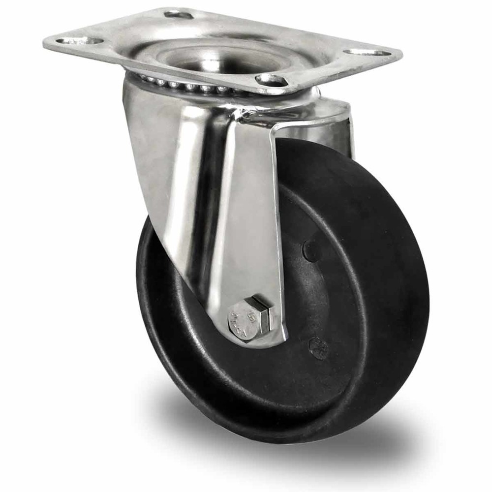 Produktabbildung: Lenkrolle ø 100 mm Serie C4C4 Gleitlager Edelstahl