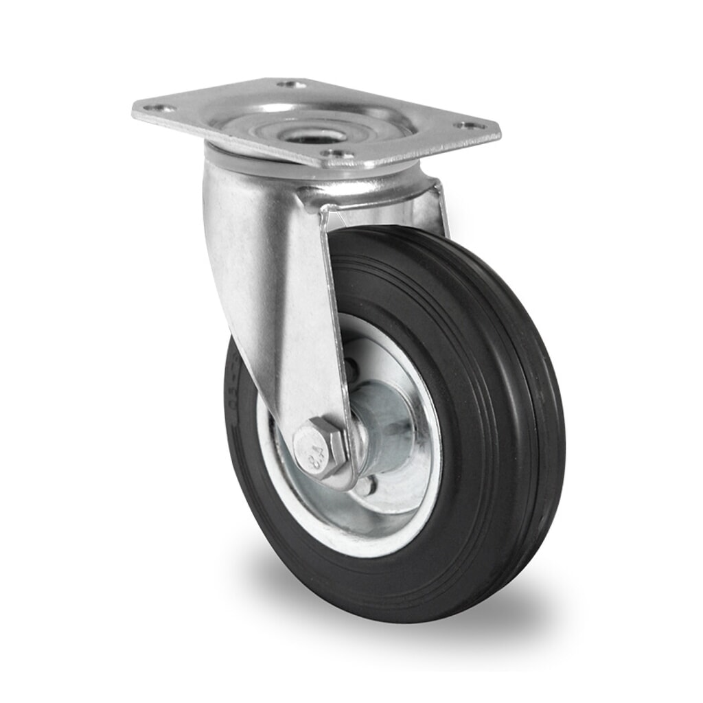 Lenkrolle ø 80 mm Serie SWS4 Rollenlager Produktabbildung: Lenkrolle ø 80 mm Serie SWS4 Rollenlager